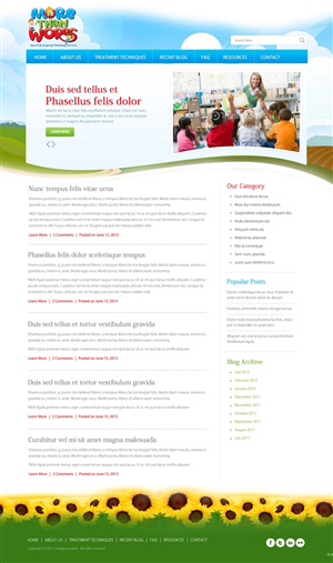 Web Design by pb for More Than Words LLC | Design: #2111188
