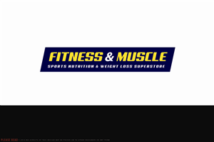 Fitness & Muscle... tag line should be Sports Nutrition & Weight Loss Superstore | Logo Design by Senseless