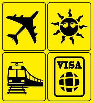 Signage for a Travel Agency