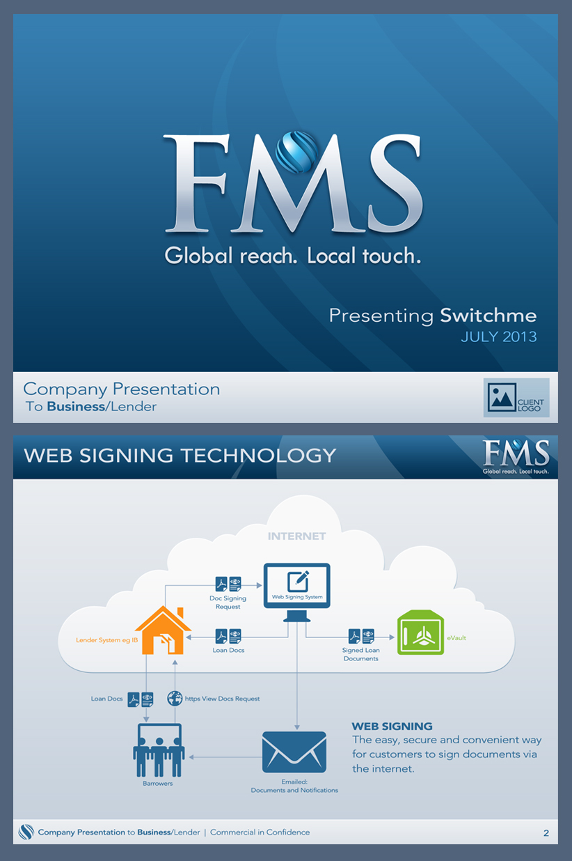 PowerPoint Design by Eminente for First Mortgage Services | Design #2152432