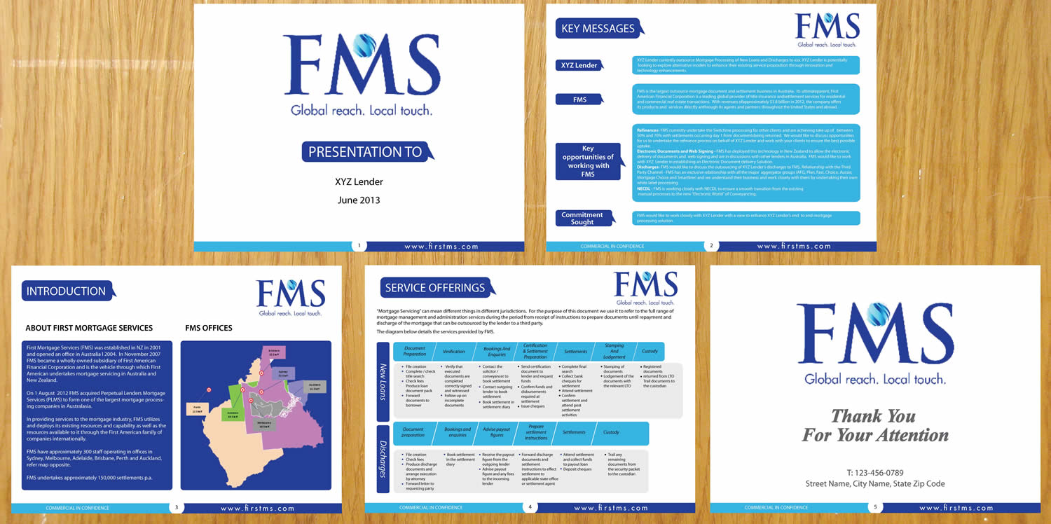 PowerPoint Design by Sbss for First Mortgage Services | Design #2007418
