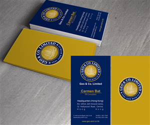 Business Card Design by rwin for Geo & Co. Limited | Design: #2017163