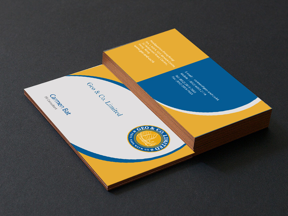 Business Card Design by whitepaper for Geo & Co. Limited | Design #2002097