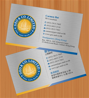Business Card Design by Sbss for Geo & Co. Limited | Design: #2003415