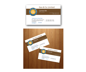 Business Card Design by Sandaru for Geo & Co. Limited | Design: #2000334