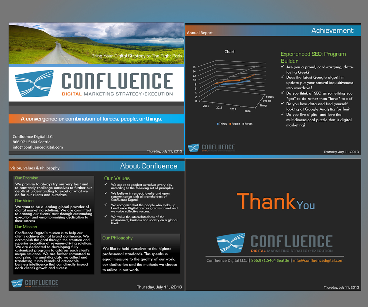 PowerPoint Design by Mifta28 for Confluence Digital, LLC | Design #2058342