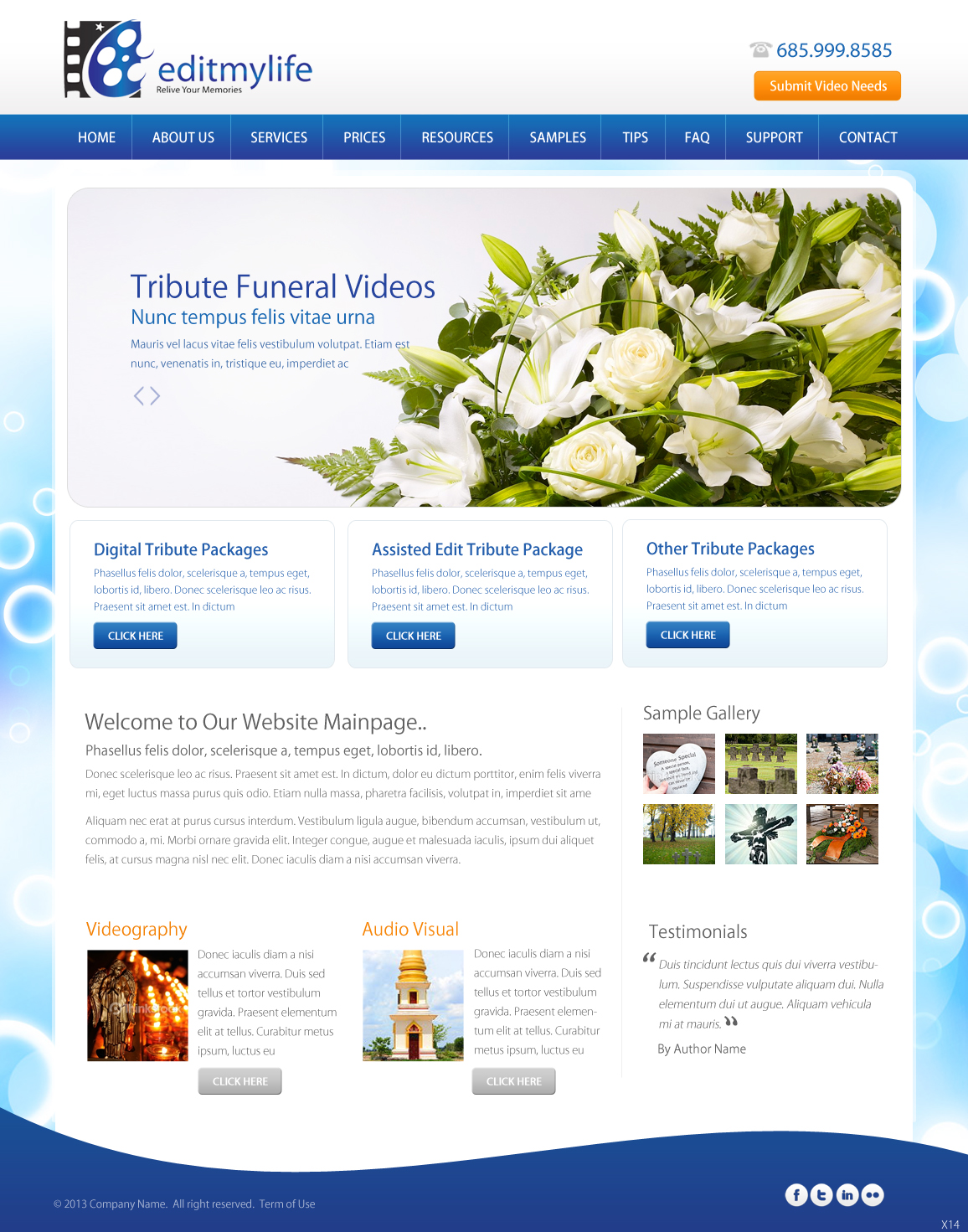 Web Design par pb pour Edit My Life Pty Ltd | Design #2091067