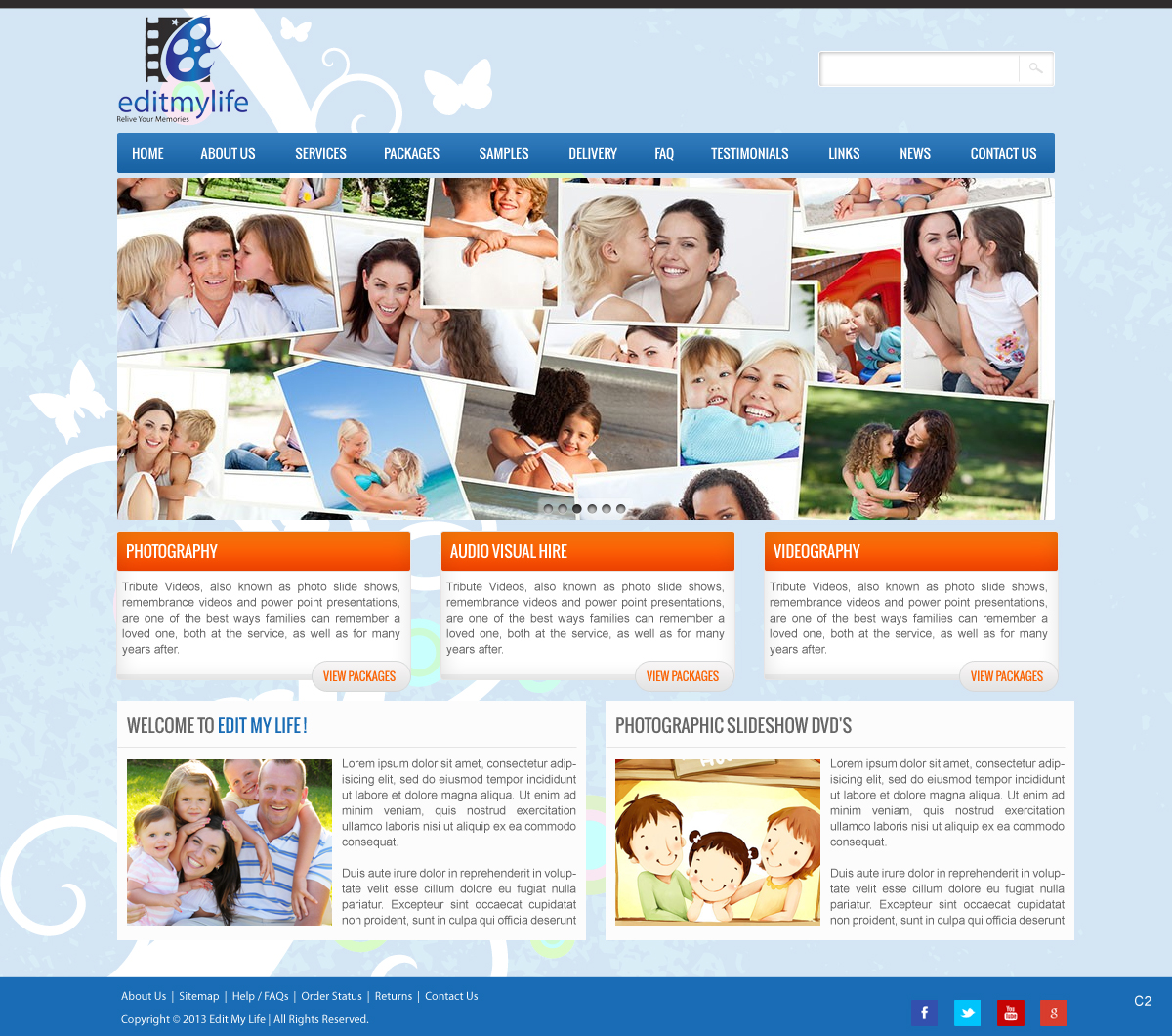 Web Design by pb for Edit My Life Pty Ltd | Design #2094656