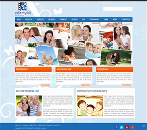 Web Design par pb pour Edit My Life Pty Ltd | Design : #2094656