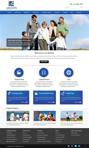 Web Design par pb pour Edit My Life Pty Ltd | Design : #2100451