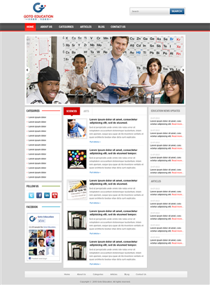 Goto Education Web Design Project | Web Design by Mayank Patel