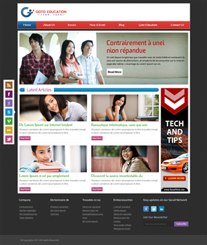 Goto Education Web Design Project | Web Design by OM