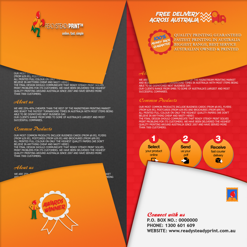 Diseño de Flyer por Sarah Per para Ready Steady Print | Diseño #2020675