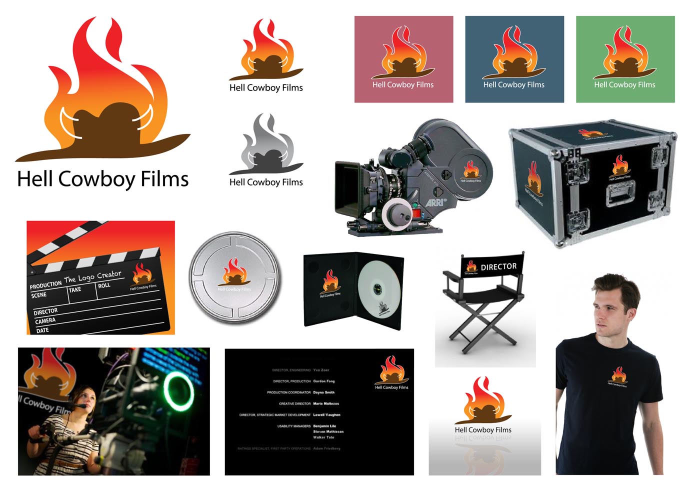 Logo Design by Ham Pronto for Hell Cowboy Films | Design #2011962