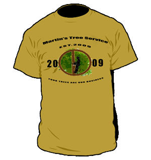 Diseño de Camiseta por Calisto para Martins tree service | Diseño: #2035412