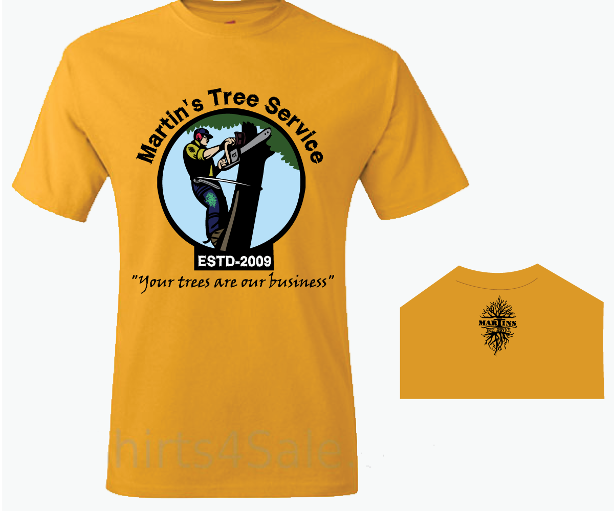 Diseño de Camiseta por Spycroc para Martins tree service | Diseño #2074451