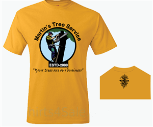 T-Shirt-Design von Spycroc für Martins tree service | Design #2074451