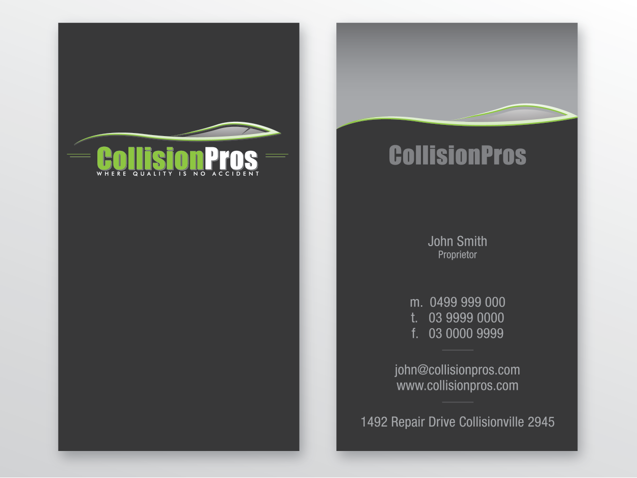 Business Card Design by bluejet for this project | Design #2050267