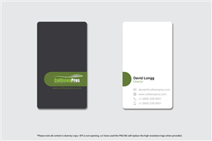 Visitenkarten-Design von The Rock für dieses Projekt | Design: #2047110