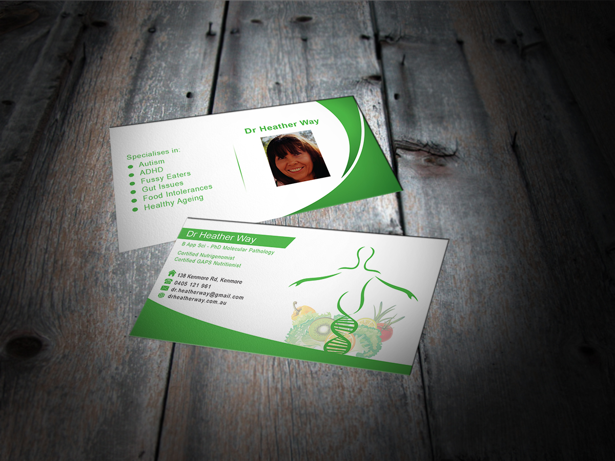 Design de Carte de Visite par MT pour Dr Heather Way | Design : #2025885