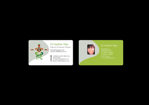 Design de Carte de Visite par cakalie pour Dr Heather Way | Design : #2025421