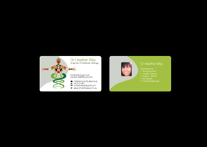Design de Carte de Visite par cakalie pour Dr Heather Way | Design : #2025617