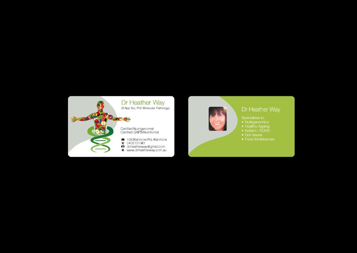 Design de Carte de Visite par cakalie pour Dr Heather Way | Design #2027449