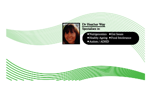Dr Heather Way | Business Card Design by JK