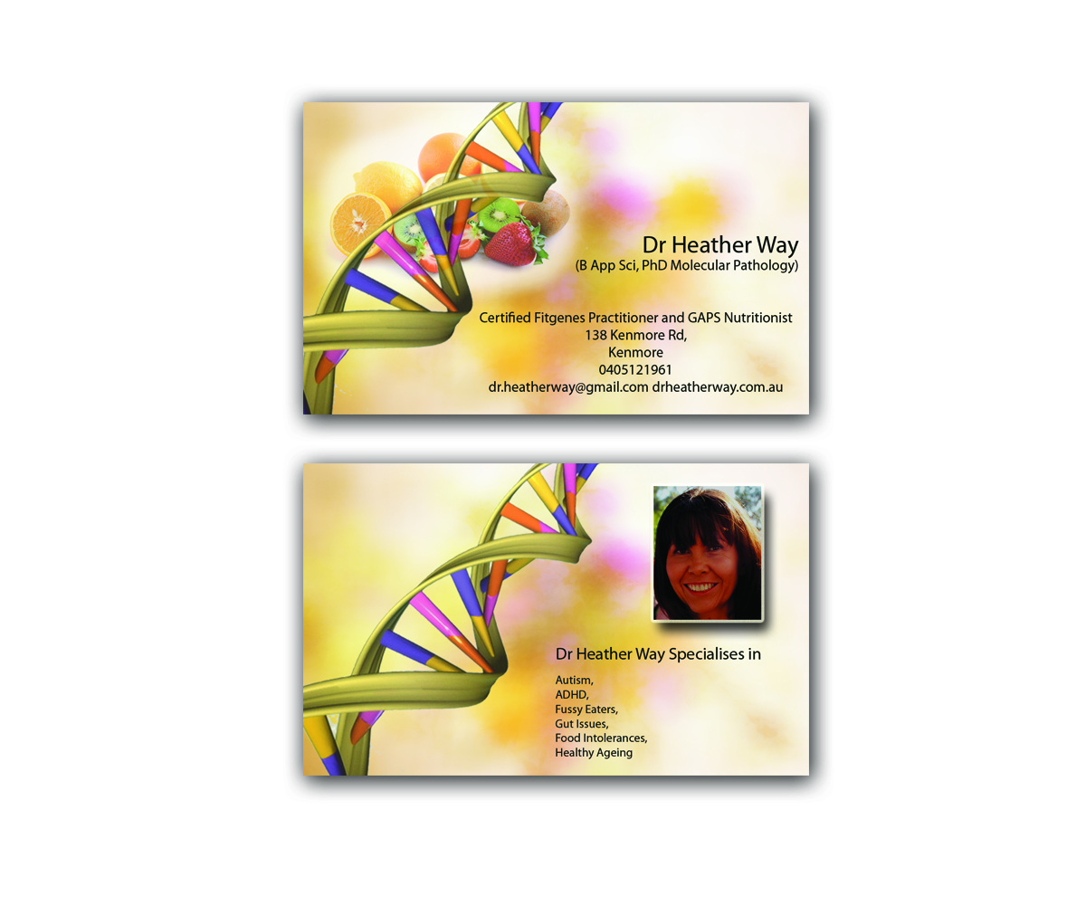 Design de Carte de Visite par Sandaru pour Dr Heather Way | Design #2010403