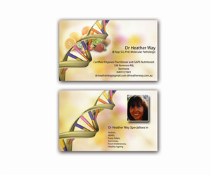 Design de Carte de Visite par Sandaru pour Dr Heather Way | Design : #2010403