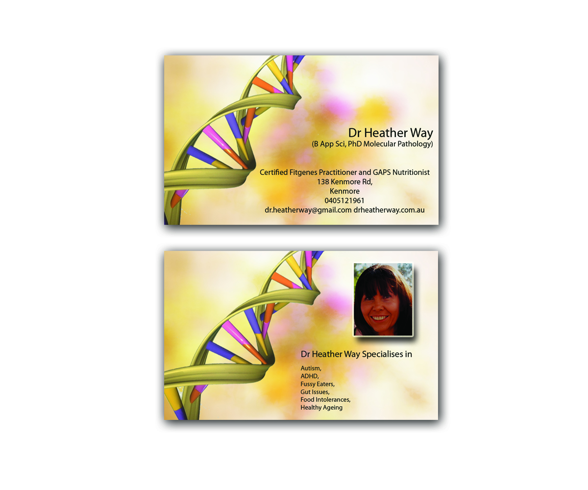Design de Carte de Visite par Sandaru pour Dr Heather Way | Design #2010405