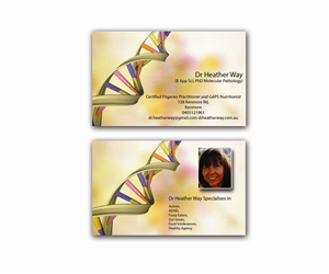 Design de Carte de Visite par Sandaru pour Dr Heather Way | Design : #2010405