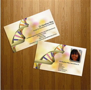 Design de Carte de Visite par Sandaru pour Dr Heather Way | Design : #2010407