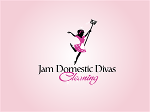Jam Domestic Divas Cleaning | Logo Design by designgreen
