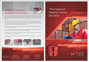 Brochure Design by Ramaling Belkote for Container Hoardings | Design: #2031020