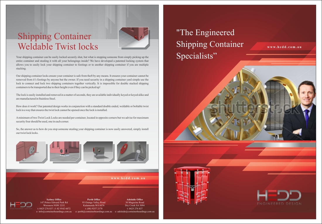 Brochure Design by Ramaling Belkote for Container Hoardings | Design #2031022