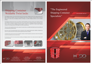 Brochure Design by Ramaling Belkote for Container Hoardings | Design: #2031022