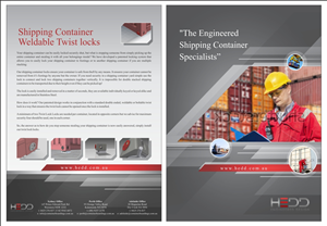Brochure Design by Ramaling Belkote for Container Hoardings | Design: #2032351
