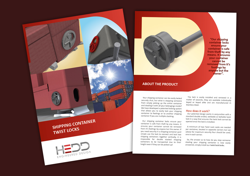 Brochure Design by Lukas Makau for Container Hoardings | Design #2021945