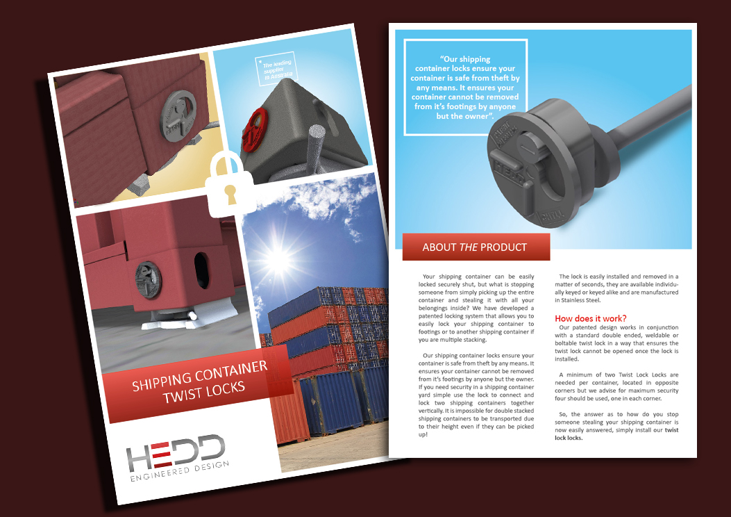 Brochure Design by Lukas Makau for Container Hoardings | Design #2021950