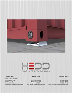 Design de Brochure par dkthedon pour Container Hoardings | Design : #2039085