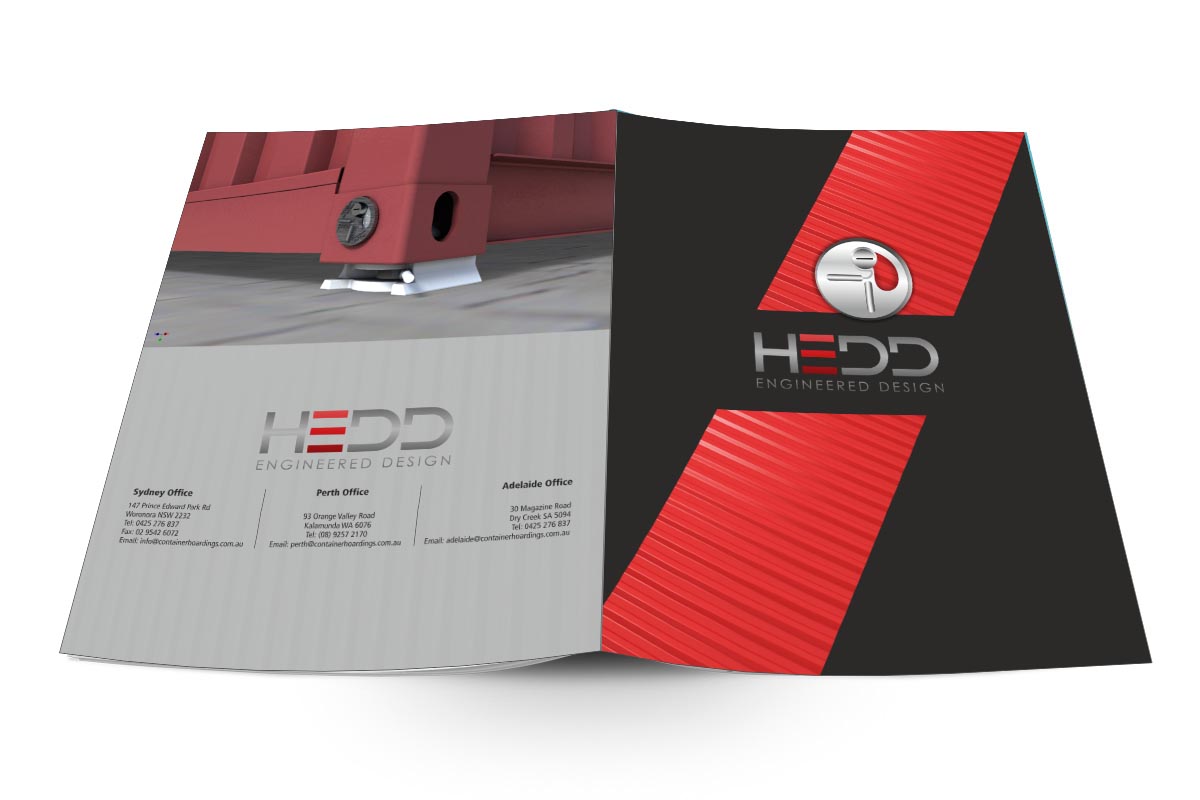 Brochure Design by dkthedon for Container Hoardings | Design #2039095