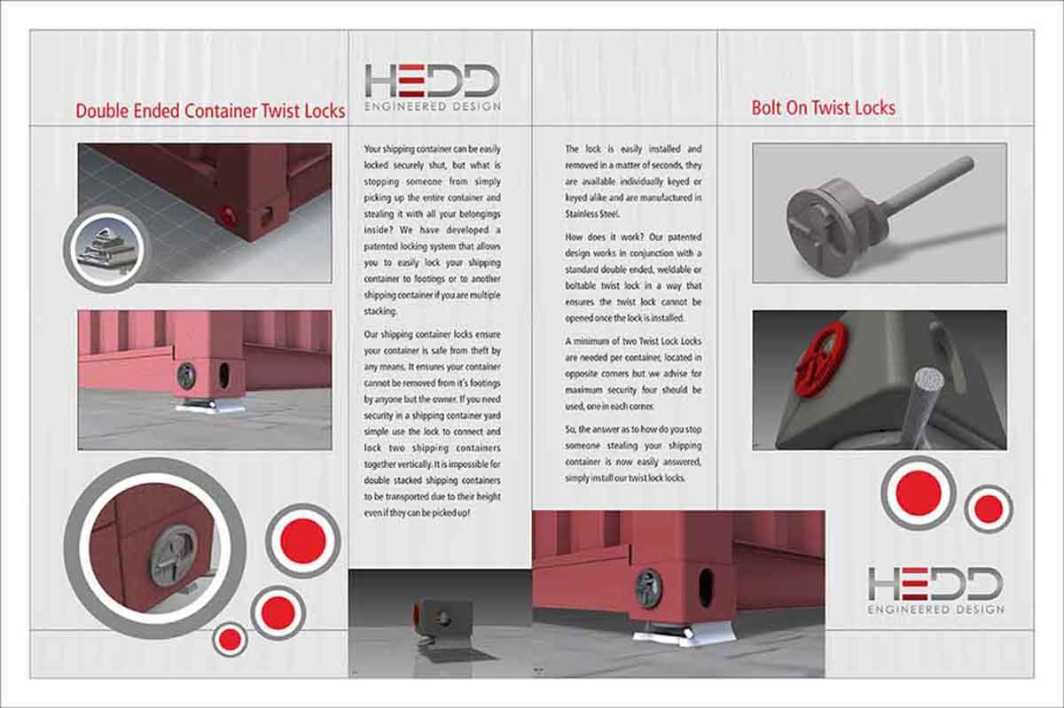 Brochure Design by dkthedon for Container Hoardings | Design #2039117