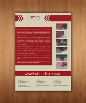 Design de Brochure par netbill00 pour Container Hoardings | Design : #2027538