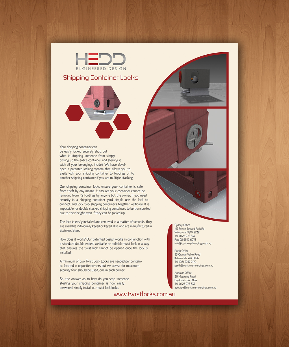 Brochure Design by netbill00 for Container Hoardings | Design #2032166