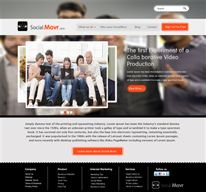Landing Page Design by webxvision for Kyklos Entertainment Srl | Design: #2067897