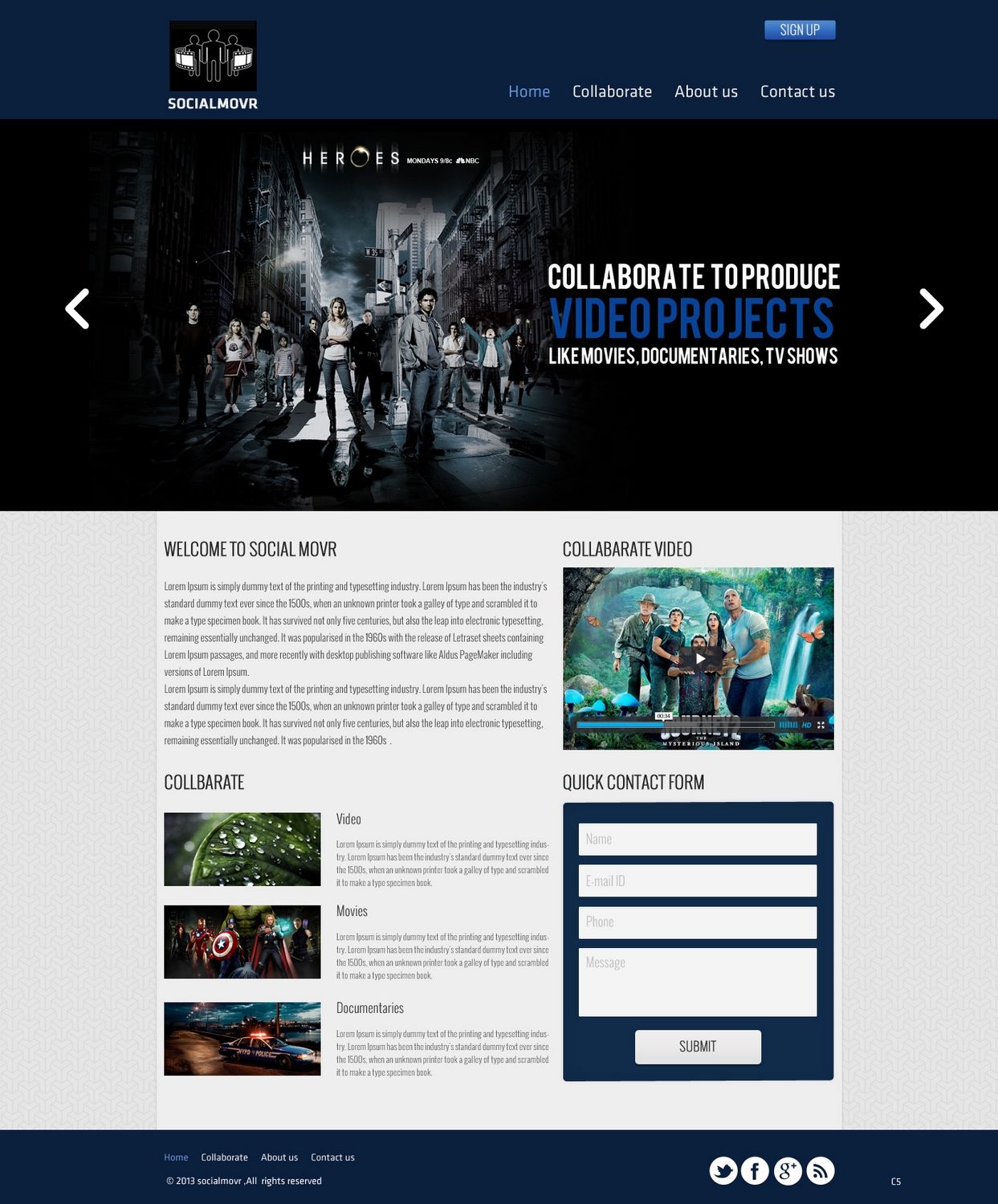 Landing Page Design by pb for Kyklos Entertainment Srl | Design #2015732