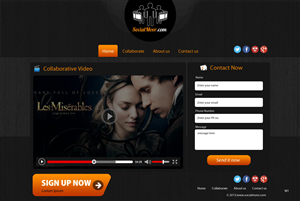 Landing Page Design by pb for Kyklos Entertainment Srl | Design: #2015733