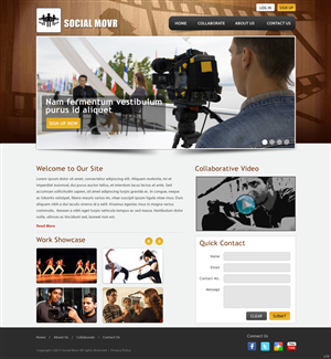 Landing Page Design by pb for Kyklos Entertainment Srl | Design: #2020955