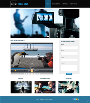 Landing Page Design by pb for Kyklos Entertainment Srl | Design: #2020958